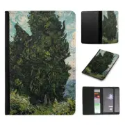 PASSPORT ITINERARY ORGANIZER|VINCENT VAN GOGH - CYPRESSES ART PAINT