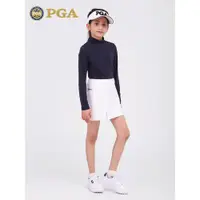 在飛比找ETMall東森購物網優惠-美國PGA2023新款兒童高爾夫服裝女童夏季防曬衣冰絲打底衫