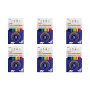 6x 12pc Jasart Coloursphere Jumbo Colouring Pencil Set Art Sketching Hexagonal