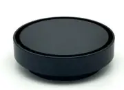 115mm Round Tile Insert Floor Waste 90mm Outlet - Black