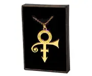 Prince Symbol 'Forever In My Life' Gold Plated Necklace and Pendant | Gifts