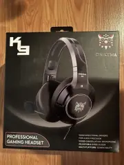 Brand New ONIKUMA K9 3.5mm Wired Gaming Headset Removable Ears - Black