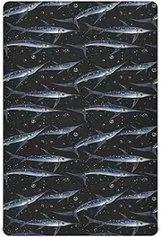 Unisex Fitted Baby Crib Sheets for Toddler Nursery Soft Mattress Sheet for Standard Size Crib Mattress 52x28in Sweet Swordfish Fishes