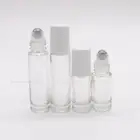 5ml 10ml Clear Glass Roll On Bottles Roller Essential Oil Perfume Aromatherapy