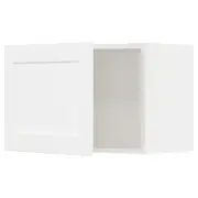 METOD wall cabinet, white Enköping/white wood effect, 60x37x40 cm