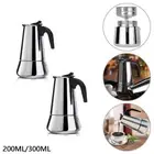200/300ml Stainless Steel Cup Percolator Moka Pot Espresso Stove Coffee Maker