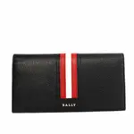 BALLY TALIRO防刮牛皮對開長夾(黑) 6218067 001