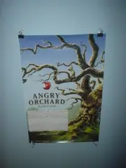 SAM ADAMS ANGRY ORCHARD HARD CIDER POSTER WIZZARD OF OZ ANGRY APPLE TREE POSTER.