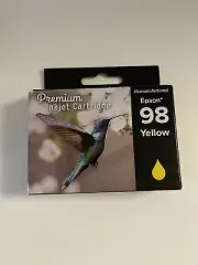 Epson 98 Yellow Printer Ink Cartridge - New - T0984 - 2/22