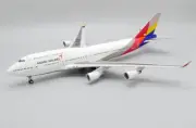 JC Wings XX20125 Asiana Airlines B747-400 Last Flt HL7428 Diecast 1/200 AV Model