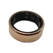 Smart Ring Bluetooth Fitness Tracker/Sleep Tracker, Black Tone Size 8