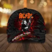 AC.D.C Adjustable Classic Cap – Rock Music Fan Hat Gift for