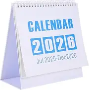 Angoily 2026 Taiwanese Calendar 2026 Standing Calendar Monthly Planner Daily Weekly Schedule Weekly and Monthly Planner Schedule Book Desk Calender White Paper