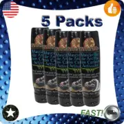 5 Bottles Clay Mask With Activated Charcoal 80g - Arcilla