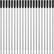 Unibene Cross Compatible Ballpoint Pen Refills 20 Pack, 1.0mm Medium Point-Black, Smooth Writing Replaceable German Ink Refill