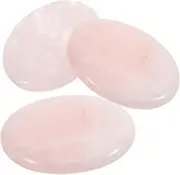 [GANAZONO] 3 Pcs Eyelash Jade Spacers Lash Extension Kit Lash Lift Eyelash Wispy Lash Grafting Pallet Lash Tray Reusable Eyelash Pad Eyelash Extension Supplies Pink