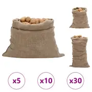 Jute Sacks Hessian Potato Bag Burlap Home Garden Backyard Jute 220 gsm vidaXL