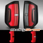 For 2014-2021 Toyota Tundra NOVA-Series Prismatic LED Tail Lights Black-Red (for: Toyota)