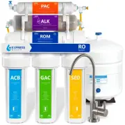 10 Stage Reverse Osmosis Alkaline Water Filtration System - Under Sink Water ...