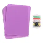 16Pcs Iron on Patches with Sewing Kit 4.9"x3.7" Patches for Clothes Light Purple