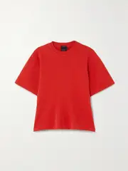 [Proenza Schouler] Proenza Schouler - Cotton-blend Jersey T-shirt - Red - x small x small Red