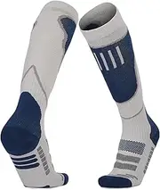 [Generic] Ski Socks Knee High Casual Boot Socks Hiking Socks Winter Snow d Thermal Socks Womens Mens for Skiing 333 B