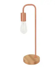 Lanie 1 Light Table Lamp in Ash/Copper