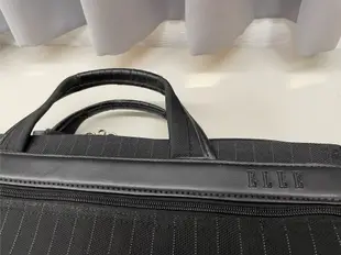 法國ELLE HOMME 公事包 多拉鍊袋夾層設計 筆電側背包