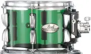 Pearl Crystal Beat Limited Edition Emerald Glass 10x7" Rack Tom Drum Auth Dealer