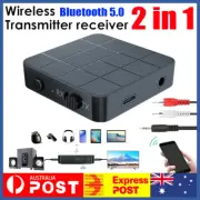 HIFI Bluetooth Wireless 2 in1 Audio Transmitter Receiver 3.5MM RCA Music Adapter