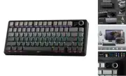 X Aula F75 MAX Wireless Mechanical Keyboard with TFT Screen and Knob, Gasket