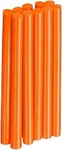 uxcell 10pcs Hot Glue Sticks 0.28" Dia x 3.94" Long EVA Mini Hot Melt Adhesive Glue Stick for Hot Melt Gun Wood Plastic Glass Flowers Fabrics Foam, Orange