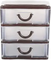 Cabilock 1pc Box Organizers and Storage Desktop Storage Organizer Mini Locker Document Organizer Desktop Organizer Makeup Table Tray Drawer Storage Bins Sundries Container Small Storage Box