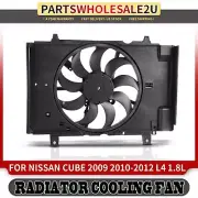 New Radiator Cooling Fan Assembly w/ 4-Blade for Nissan Cube 2009-2012 L4 1.8L (for: Nissan)