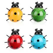 FatherCare Metal Ladybug Outdoor Wall Statue Set