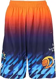 [Converse] CB442853 Kids Basketball Half Pants, Junior Practice Pants with Pockets, Sweat Absorbent, Quick Drying