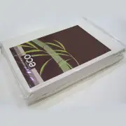 Bamboo BABY COT SHEET SET - flat sheet, fitted sheet and pillow case