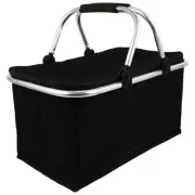 Reusable Grocery Bag Collapsible Picnic Basket Foldable Insulated Picnic Basket