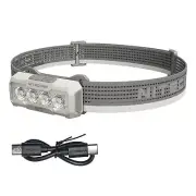 Nitecore NU27 600 Lumen USB-C Rechargeable Multi-Temperature Headlamp - White