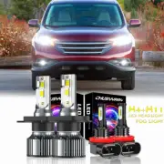 For Honda CRV CR-V 2007-2014 LED Headlight Fog Lights Hi/Lo Beam Bulbs 6500K H11 (for: Smart)