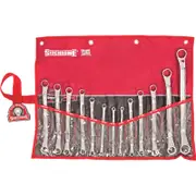 Sidchrome 13 Piece Metric & AF Ring Spanner Set