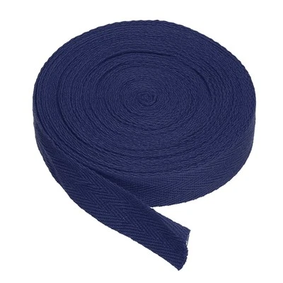 Cotton Twill Tape 3/4" 10 Yards Cotton Ribbon Bias Binding Tape Navy Blue