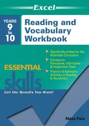 Excel Essential Skills: Reading and Vocabulary Workbook Years 9 10
