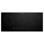 Westinghouse 90cm 3 Zone Ceramic Cooktop WHC933BD