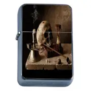 Oil Lighter Memento Mori Skull 2