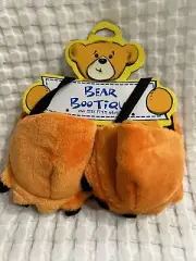 Build A Bear Workshop Orange & Black Slippers
