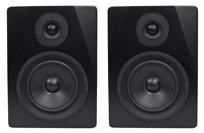 Pair Rockville APM5B 5.25" Gaming Twitch Streaming Computer Speakers Monitors