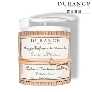 【DURANCE 朵昂思】手工精油蠟燭 180g 大地系列公司貨(多款可選-山茶花/棉花田/鈴蘭/番紅花/白茶/瑪德蓮)