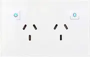 [Nue] ZigBee Smart Light Switch, Dimmer, Fan Switch, Curtain Blind Switch Power Point GPO, Light Controller and in_Ceiling Dimmer (Double GPO)
