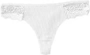 [Generic] Women's Thongs Sexy Lace Hipster Panties Low Waist T Back Briefs Seamless Underwear Stretch Soft Bikini Panties